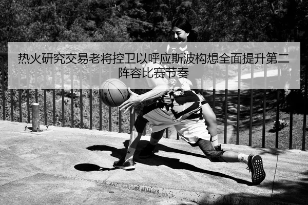 热火研究交易老将控卫以呼应斯波构想全面提升第二阵容比赛节奏 | Yingjia Sports